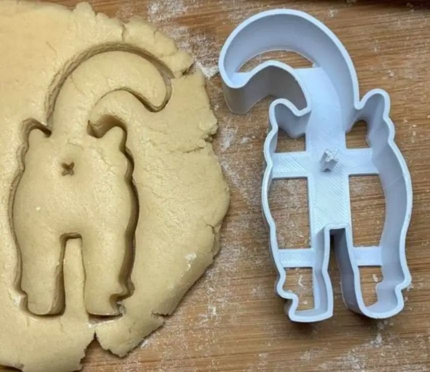 Bronvoorbeeld van het 3D-model cat_but cookie cutter door Mic-Bot Studio