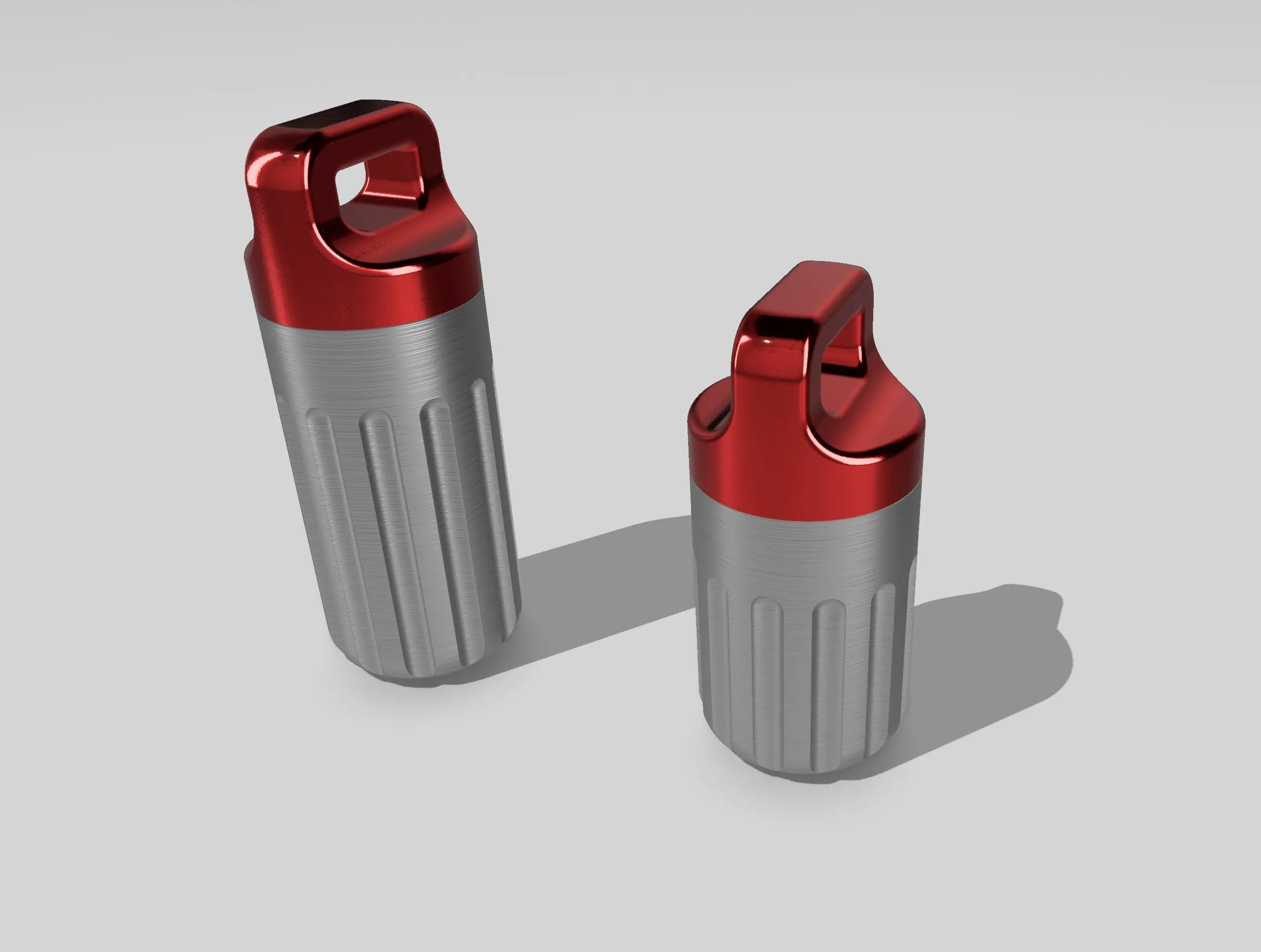 Bronvoorbeeld van het 3D-model EDC KEYCHAIN PILL CONTAINER  door brc127