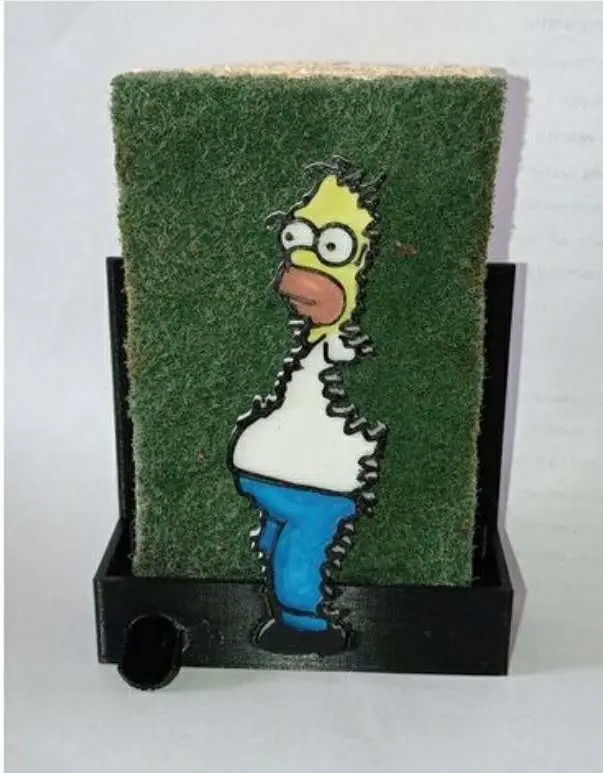 Bronvoorbeeld van het 3D-model Homer , sponge holder door \/23
