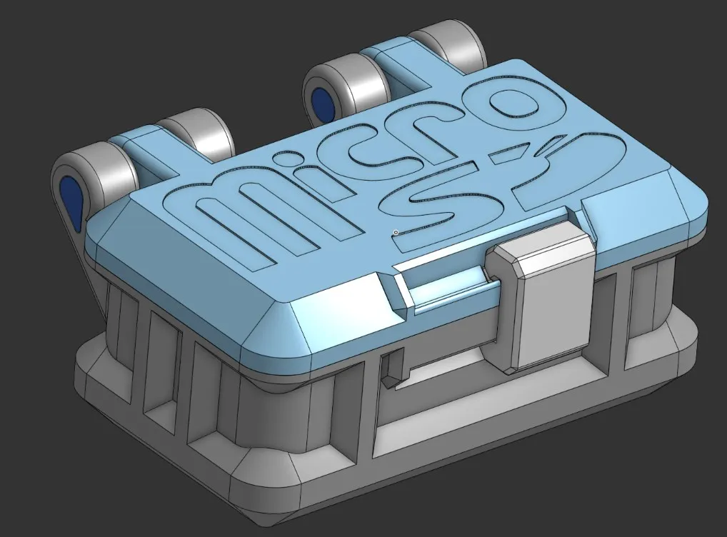 Bronvoorbeeld van het 3D-model Micro SD Box Case door Ekyz Lopez