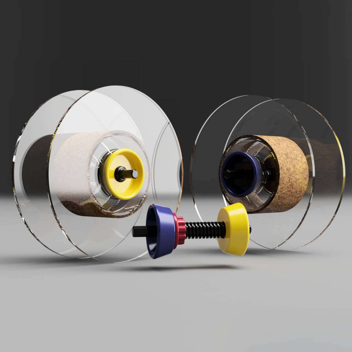 Bronvoorbeeld van het 3D-model Spool winder for cordless screwdriver (Spool rewinder) door Jakub Lattenberg