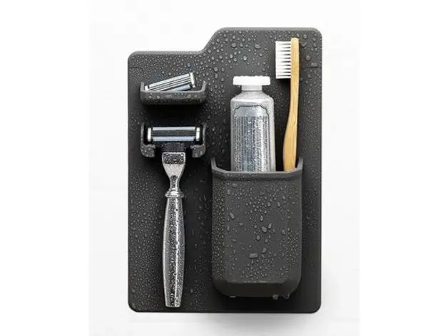 Bronvoorbeeld van het 3D-model Toothbrush+&amp;+Razor+Holder door Parmen